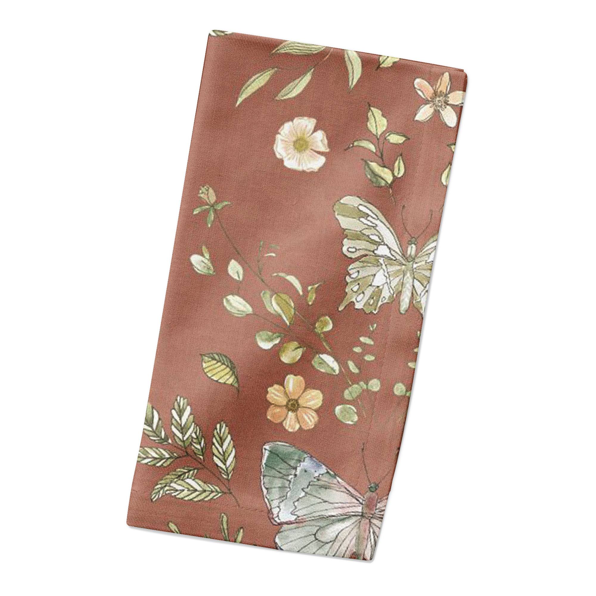 Butterfly Cotton Twill Napkin